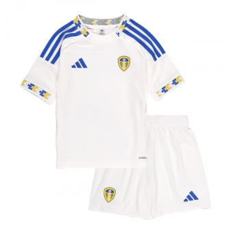 Leeds United Maglia Gara Casa Repliche 2025-26 Bambino Maniche Corte